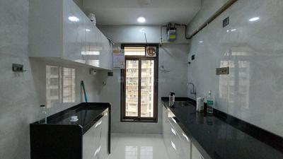 Kitchen Image of 600 Sq.ft 1 BHK Apartment / Flat for sale in Poonam Vaishno Heights, Malad East Mumbai for Rs. 12500000