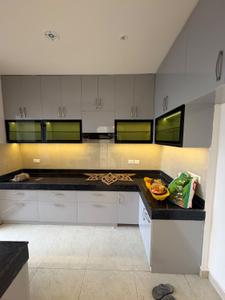 Kitchen Image of 1827 Sq.ft 3 BHK Apartment / Flat for rent in Rishita Mulberry Heights, Sushant Golf City Lucknow for Rs. 35000