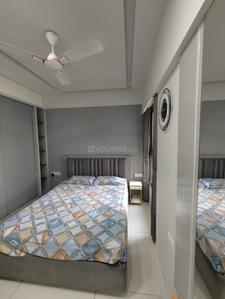 Bedroom Image of 1350 Sq.ft 3 BHK Apartment / Flat for rent in Adani Amogha, Shantigram Ahmedabad for Rs. 60000