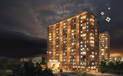 Image of 1134 Sq.ft 2 BHK Apartment / Flat for sale in Vanshdeep The Aura, Jagatpura, Jaipur for Rs. 6545000