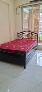 Bedroom Image of 790 Sq.ft 1 BHK Builder Floor for rent in Rabale Navi Mumbai for Rs. 25000