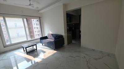Living Room Image of 450 Sq.ft 1 BHK Apartment / Flat for rent in Gurukrupa Ekatvam, Vikhroli East Mumbai for Rs. 40000