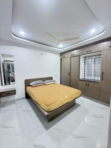 Bedroom Image of 900 Sq.ft 1 BHK Apartment / Flat for rent in Madhapur Hyderabad for Rs. 35000