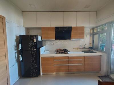 Kitchen Image of 1350 Sq.ft 2.5 BHK Apartment / Flat for rent in Adani The Meadows, Shantigram Ahmedabad for Rs. 45000