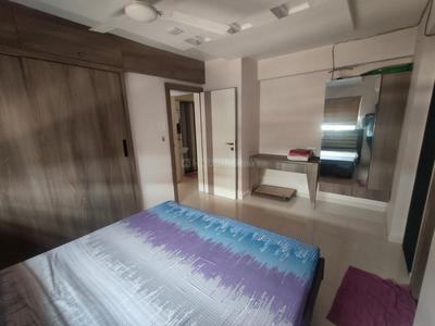 Bedroom Image of 1725 Sq.ft 3 BHK Apartment / Flat for rent in Adajan Surat for Rs. 43000