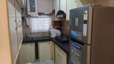 Kitchen Image of 1335 Sq.ft 3 BHK Apartment / Flat for sale in Jain Dream Residency Manor, Rajarhat Kolkata for Rs. 7200000