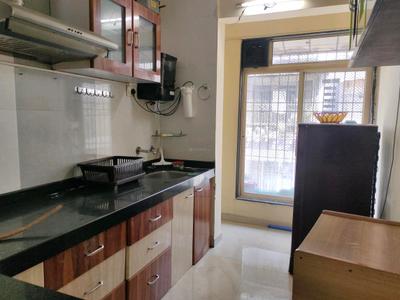 Kitchen Image of 570 Sq.ft 1 BHK Apartment / Flat for sale in Chamunda Enclave, Airoli Navi Mumbai for Rs. 9700000