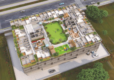 Image of 610 Sq.ft 1 BHK Apartment / Flat for sale in Girija Sky Empire, Pushpak Nagar, Navi Mumbai for Rs. 4100000