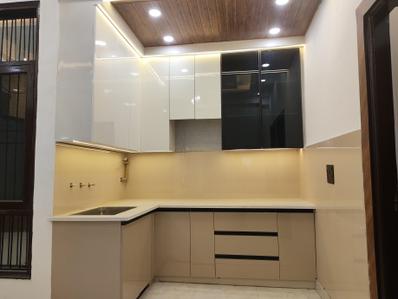 Kitchen Image of 1050 Sq.ft 3 BHK Apartment / Flat for rent in Indirapuram Ghaziabad for Rs. 28000