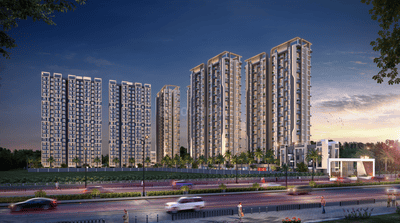Image of 616 Sq.ft 1 BHK Apartment / Flat for sale in Megaj La Mer One , Panvel, Navi Mumbai for Rs. 5000000