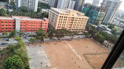 Balcony Image of 807 Sq.ft 2 BHK Apartment / Flat for sale in Pittie Antariksh Ace, Bandra East Mumbai for Rs. 32800000