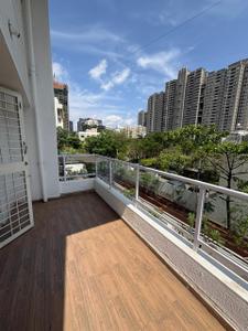 Balcony Image of 2650 Sq.ft 4 BHK Apartment / Flat for rent in Nirmiti Crimson Dale, Baner Pune for Rs. 74000