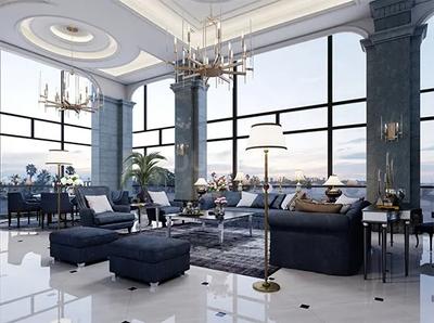 Hall Image of 2790 Sq.ft 4 BHK Apartment / Flat for sale in H Rishabraj Trident, Andheri West Mumbai for Rs. 98500000