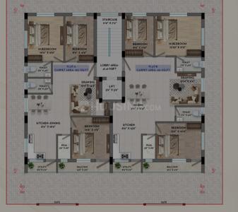 Image of 1400 Sq.ft 3 BHK Apartment / Flat for sale in Patharagadia, Bhubaneswar for Rs. 7500000
