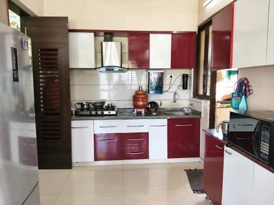 Kitchen Image of 1683 Sq.ft 3 BHK Apartment / Flat for sale in Gota Ahmedabad for Rs. 9000000