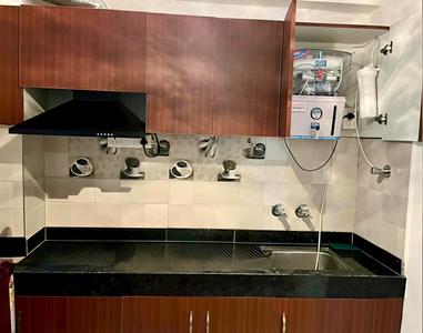 Kitchen Image of 450 Sq.ft 1 RK Independent House for rent in Sector 57 Gurgaon for Rs. 26000