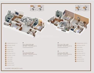 Image of 1730 Sq.ft 3 BHK Apartment / Flat for sale in Harmu, Ranchi for Rs. 11245000