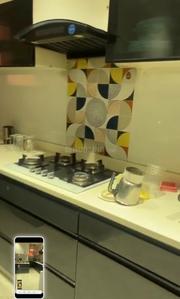 Kitchen Image of 1800 Sq.ft 3 BHK Apartment / Flat for sale in DDA Tarang Apartments, Patparganj New Delhi for Rs. 27000000
