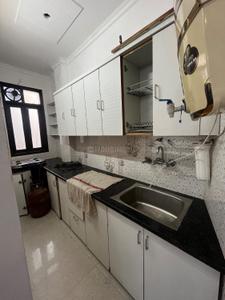 Kitchen Image of 630 Sq.ft 2 BHK Builder Floor for sale in Ashok Nagar New Delhi for Rs. 5500000