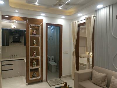 Living Room Image of 600 Sq.ft 2 BHK Builder Floor for rent in Dwarka Mor New Delhi for Rs. 22000
