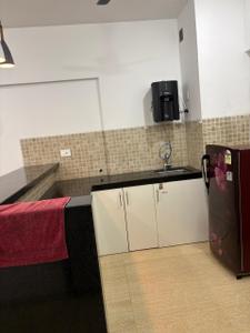 Kitchen Image of 498 Sq.ft 1 BHK Apartment / Flat for rent in Lodha Belmondo, Gahunje Pune for Rs. 34000