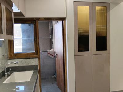 Kitchen Image of 2200 Sq.ft 3 BHK Apartment / Flat for rent in Pramukh Omkar Rivanta 1, Randesan Gandhinagar for Rs. 45000