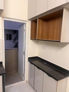Kitchen Image of 1350 Sq.ft 3 BHK Apartment / Flat for rent in Independent Triplex House, Puppalaguda Hyderabad for Rs. 39000
