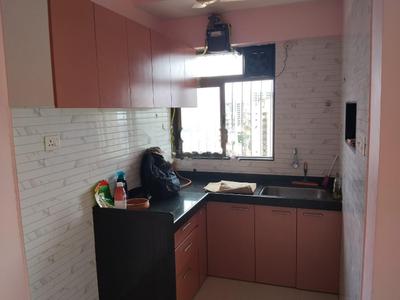 Kitchen Image of 856 Sq.ft 2 BHK Apartment / Flat for rent in Chandak Nischay, Dahisar East Mumbai for Rs. 39000