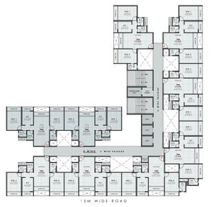 Image of 1369 Sq.ft 2 BHK Apartment / Flat for sale in Nerul, Navi Mumbai for Rs. 19000000