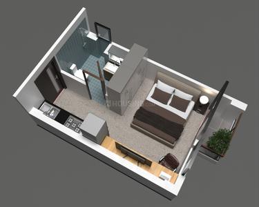 Image of 216 Sq.ft 1 RK Apartment / Flat for sale in New Royal Enclave, New Town, Kolkata for Rs. 750000