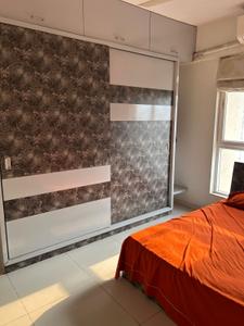 Bedroom Image of 1200 Sq.ft 2 BHK Apartment / Flat for rent in Pacifica Reflections, Vaishno Devi Circle Ahmedabad for Rs. 35000
