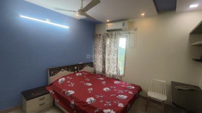 Bedroom Image of 1500 Sq.ft 3 BHK Apartment / Flat for rent in Nigdi Pune for Rs. 40000