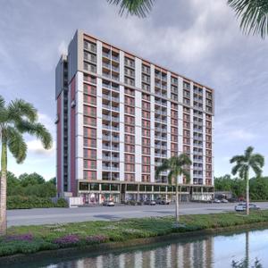 Image of 750 Sq.ft 2 BHK Apartment / Flat for sale in Swarna Avsar, Vanakala, Surat for Rs. 4400000