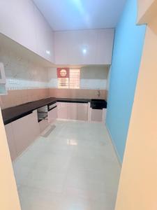 Kitchen Image of 1100 Sq.ft 2 BHK Independent House for rent in Murugeshpalya Bengaluru for Rs. 33000