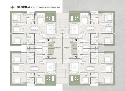 Image of 2580 Sq.ft 4 BHK Apartment / Flat for sale in Manor Ananda, Ambli, Ahmedabad for Rs. 30900000