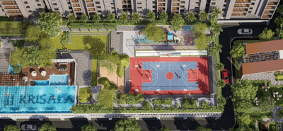 Image of 1080 Sq.ft 3 BHK Apartment / Flat for sale in Krisala 41 Luxovert, Tathawade, Pune for Rs. 12000000