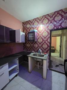 Kitchen Image of 650 Sq.ft 1 BHK Builder Floor for rent in Silicon City Sector K, Rau Indore for Rs. 11000