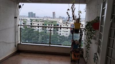 Balcony Image of 1200 Sq.ft 2 BHK Apartment / Flat for sale in Aswani Green Valley, Wakad Pune for Rs. 9100000