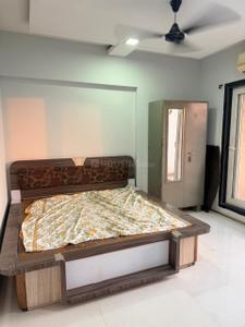 Bedroom Image of 1350 Sq.ft 2 BHK Apartment / Flat for rent in Proviso Sai Proviso Aashlesha, Kopar Khairane Navi Mumbai for Rs. 55000