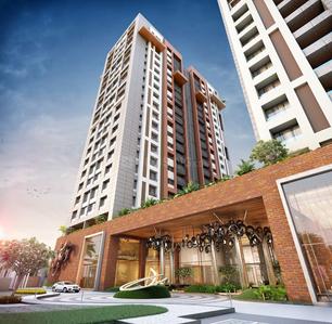 Image of 2829 Sq.ft 3 BHK Apartment / Flat for sale in Vesu, Surat for Rs. 19000000