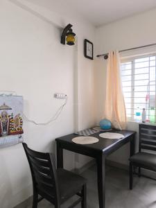 Dining Area Image of 1200 Sq.ft 3 BHK Apartment / Flat for rent in Hosakerehalli Bengaluru for Rs. 33500