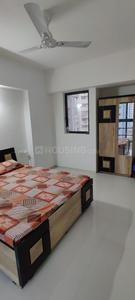Bedroom Image of 520 Sq.ft 1 RK Apartment / Flat for rent in Godrej Vanaangan, Jagatpur Ahmedabad for Rs. 18000