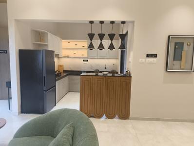 Kitchen Image of 1409 Sq.ft 3 BHK Apartment / Flat for sale in Unitary Stellaris, Mohammed Wadi Pune for Rs. 11300000