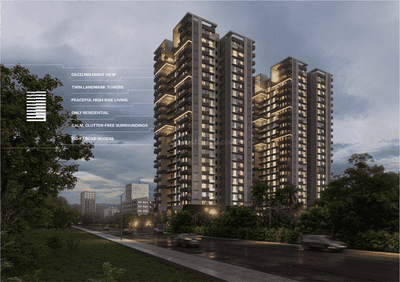 Image of 3573 Sq.ft 3 BHK Apartment / Flat for sale in The Linea, Kudasan, Gandhinagar for Rs. 15500000