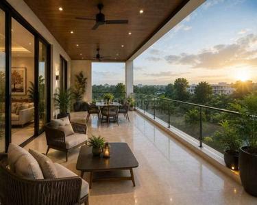 Balcony Image of 3000 Sq.ft 3 BHK Independent House for sale in Punkunnam Thrissur for Rs. 25500000