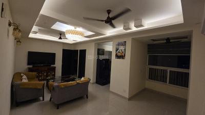 Living Room Image of 1410 Sq.ft 2 BHK Apartment / Flat for rent in Golden Sand Apartments Phase 2, Dhakoli Zirakpur for Rs. 36000