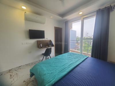 Bedroom Image of 300 Sq.ft 1 RK Builder Floor for rent in Sector 48 Gurgaon for Rs. 19000