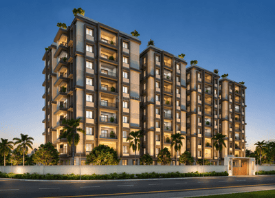 Image of 1600 Sq.ft 3 BHK Apartment / Flat for sale in Jay Jagannath Pramod Signature, Patrapada, Bhubaneswar for Rs. 13600000