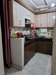 Kitchen Image of 669 Sq.ft 3 BHK Builder Floor for sale in Anandam Apartment, Uttam Nagar New Delhi for Rs. 4000000