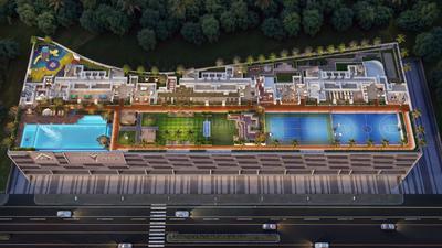 Image of 1950 Sq.ft 3 BHK Apartment / Flat for sale in Alliaance The View, Ghansoli, Navi Mumbai for Rs. 27800000
